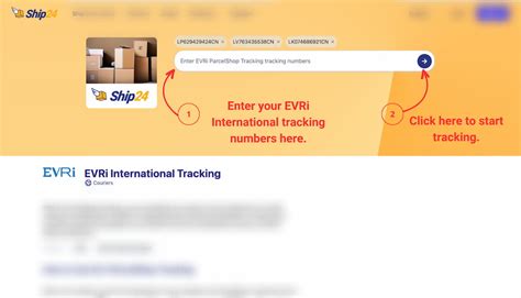 evri international track